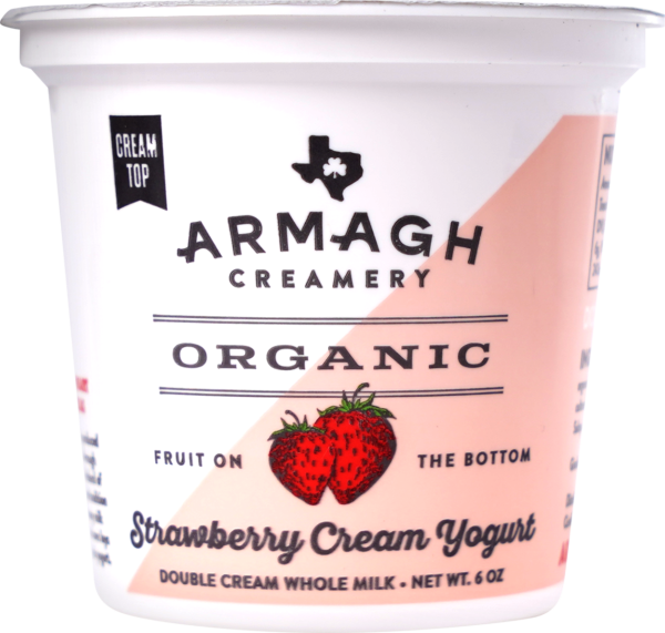 Armagh Creamery Organic Strawberry Cream Yogurt