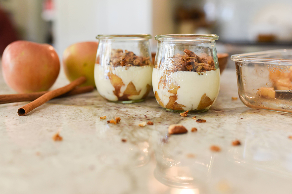 Easy Yogurt Apple Pie Parfait